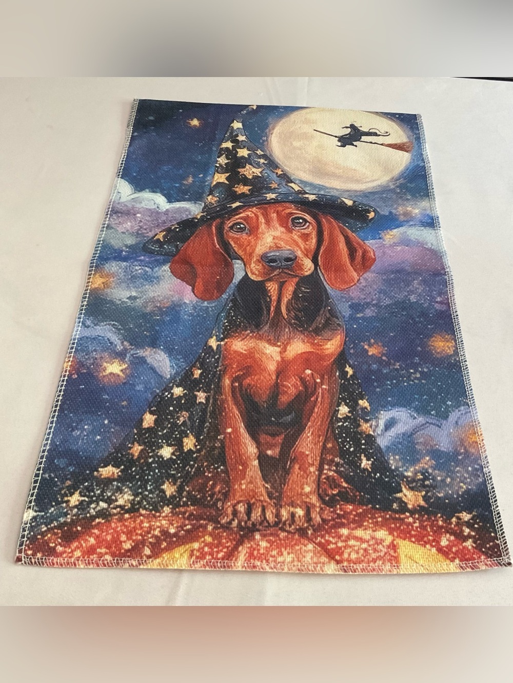 Magical Dachshund Dog Garden Flag
